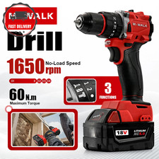 M-WALK 18V Brushless Electric Impact Drill Driver For Milwaukee M18 Battery Tool