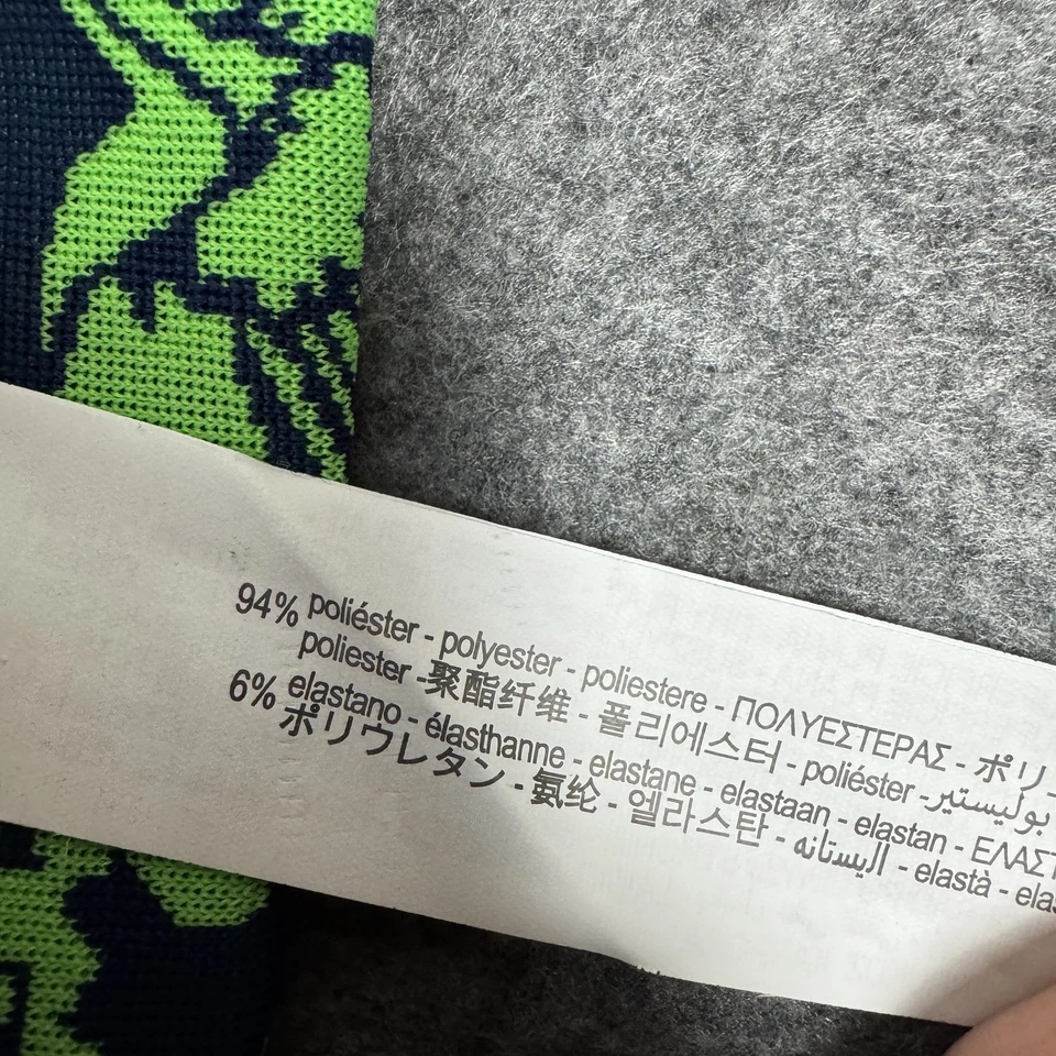 Pantalones Zara Para Mujer Azul Verde Neón Floral Elastizados Pull On Leggings Pantalones, Pequeños Foto 4 de 4