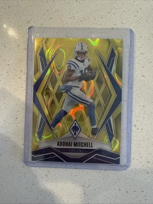 2025 Panini Phoenix - Adonai Mitchell #53 Yellow Lava 118/125