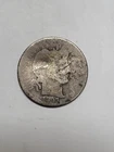 1897 S Barber Dime Bent
