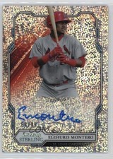 2019 Bowman Sterling Prospect Speckle Refractor 69/99 Elehuris Montero Auto 4f5