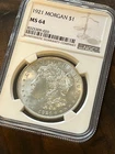 1921 NGC MS64 Morgan Silver Dollar