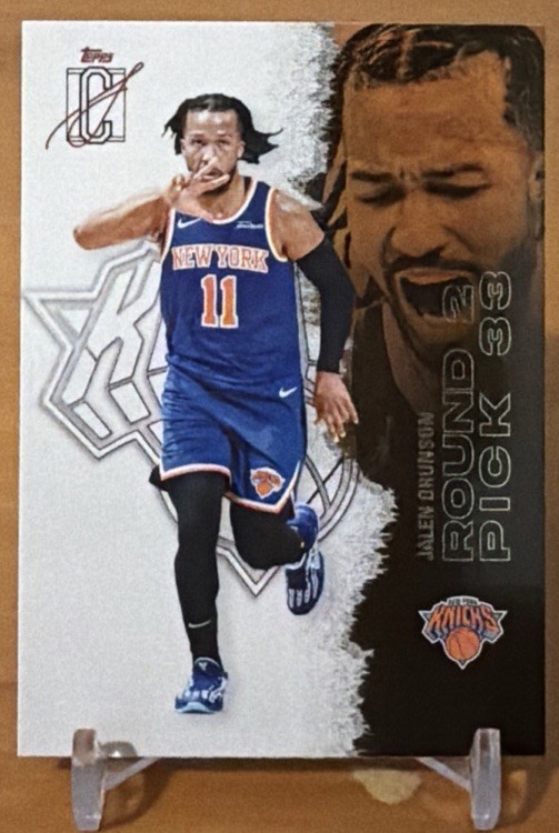 Topps Jalen Brunson New York Knicks 2026 Signature Class Basketball Card #58
