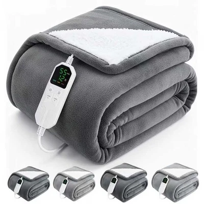 MARKENLOS XXL Heizdecke elektrisch Wärmeunterbett Wärmedecke Abschaltautomatik Wärmebett