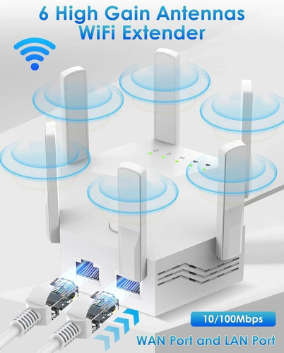 300Mbps WiFi Signal Extender Range Repeater Booster Internet Amplifier UK Plug - Afbeelding 2 van 7