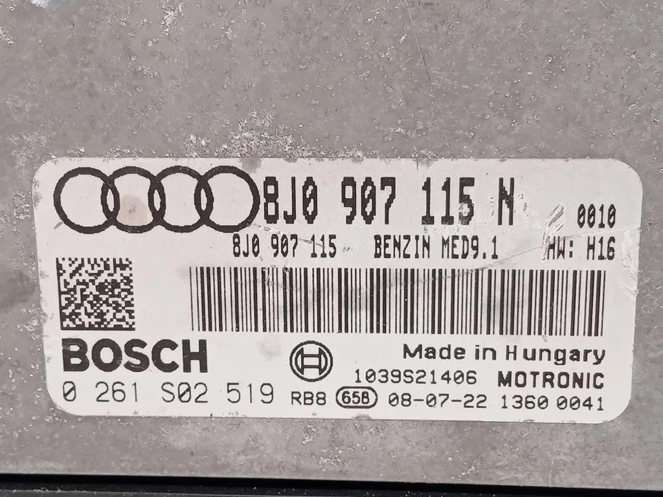 CENTRALINA INIEZIONE PER AUDI TT Serie (8J3) 8J0907115 BWA benzina 1984 (06>14) - Immagine 3 di 4