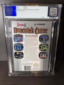 Castlevania III 3 Dracula&rsquo;s Curse Nintendo NES Complete PSA 9.0