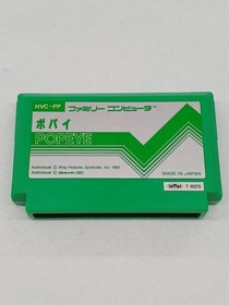 Nintendo Famicom Popeye Video Game Cartridge Used