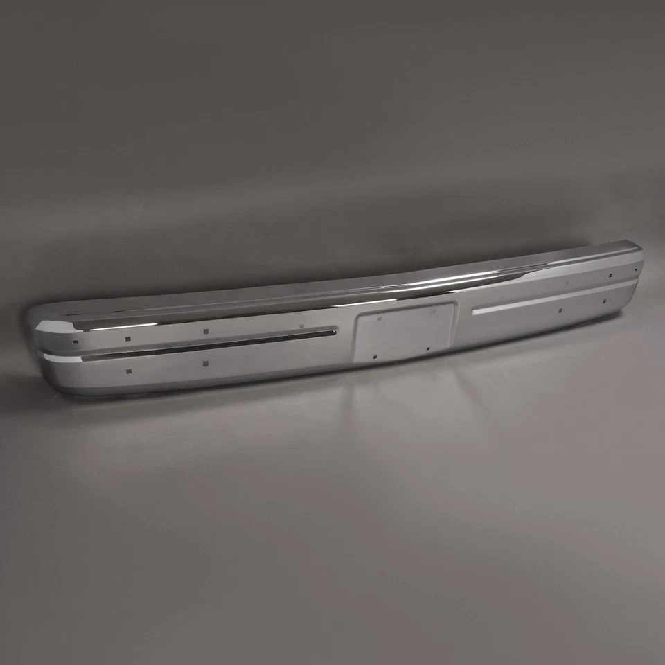 Parachoques para Ford F-150/F-250/F-350 1987-1991 | Delantero | Sin orificios de moldura | Cromo Foto 3 de 4