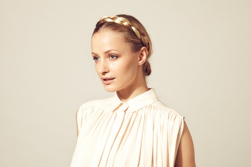 Hershesons Chunky Braided Plaited Headband Hair Extensions Hairband Plait Band - Picture 3 of 23