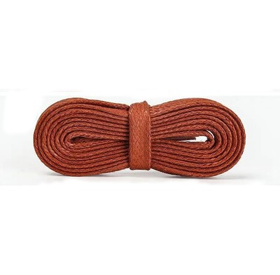 Brown Flat Waxed Replacement Shoe Laces Mens Women Work Casual Boot Dress Hiking