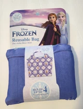 Disney Frozen Large Reusable Purple Shopping Tote 23” x 16.5” NEW