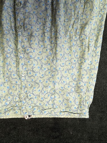 Vintage 1990s April Cornell Green Rayon Skirt Trading Maxi M Cottagecore - Picture 2 of 5