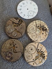 Vintage Pocket Watch Movements Lot