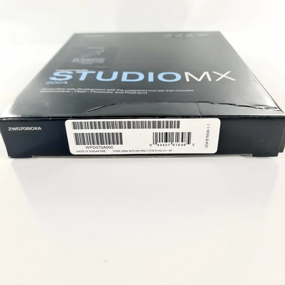 Macromedia Studio MX 2004 For Mac & PC Inc FlashMX Professional 2004 Software - Image 4 of 4