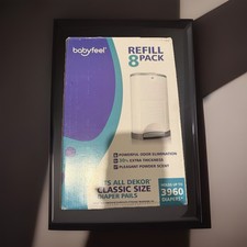 Babyfeel Refills Compatible with DEKOR CLASSIC Diaper Pails 8 Pack 3960 Diapers