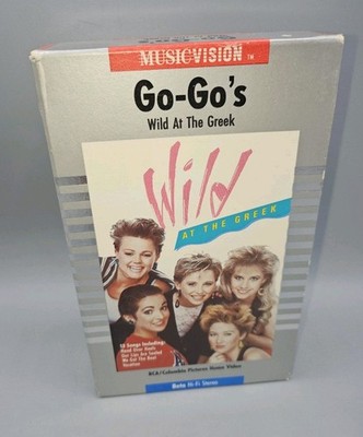 Vintage Go-Go's Band Wild At The Greek Beta Cassette Tape Hi-Fi Concert Video
