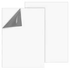 2 Pcs Dry Erase Board Sticker 8.3'' x 11.7'' Whiteboard Sticker Self-Stick Dr...