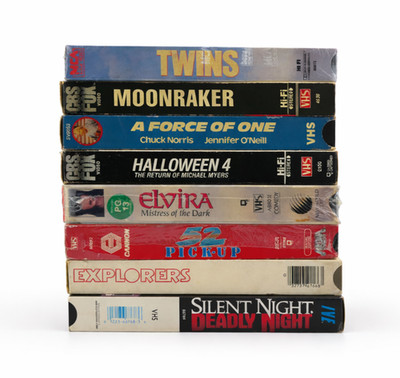 VHS Tape Collection (Opened and Sealed)