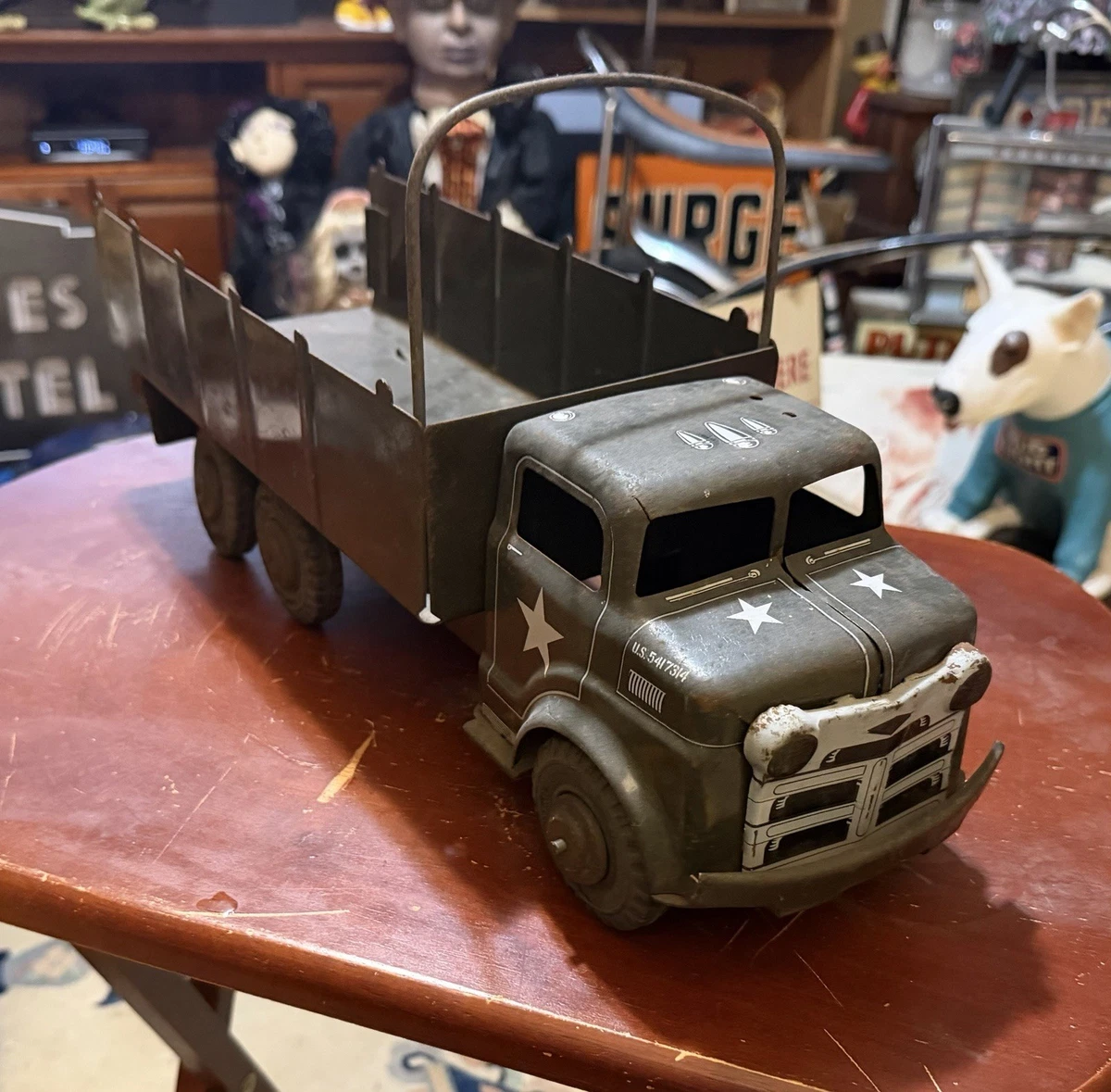 Marx Army Toys In Vintage Manufacture Diecast Cars, Trucks & Vans