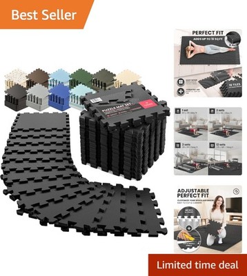 Environmentally Friendly EVA Gym Tiles - Interlocking Mats for Safe Workouts