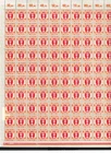DANZIG FREE STATE: 1922,  Mi 83 COMPLET SHEET. FOLDED Scv € 80