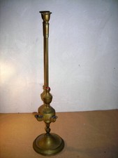 LUCERNA FIORENTINA AD OLIO LAMPADA IN OTTONE LANTERNA 2 LUMI VINTAGE