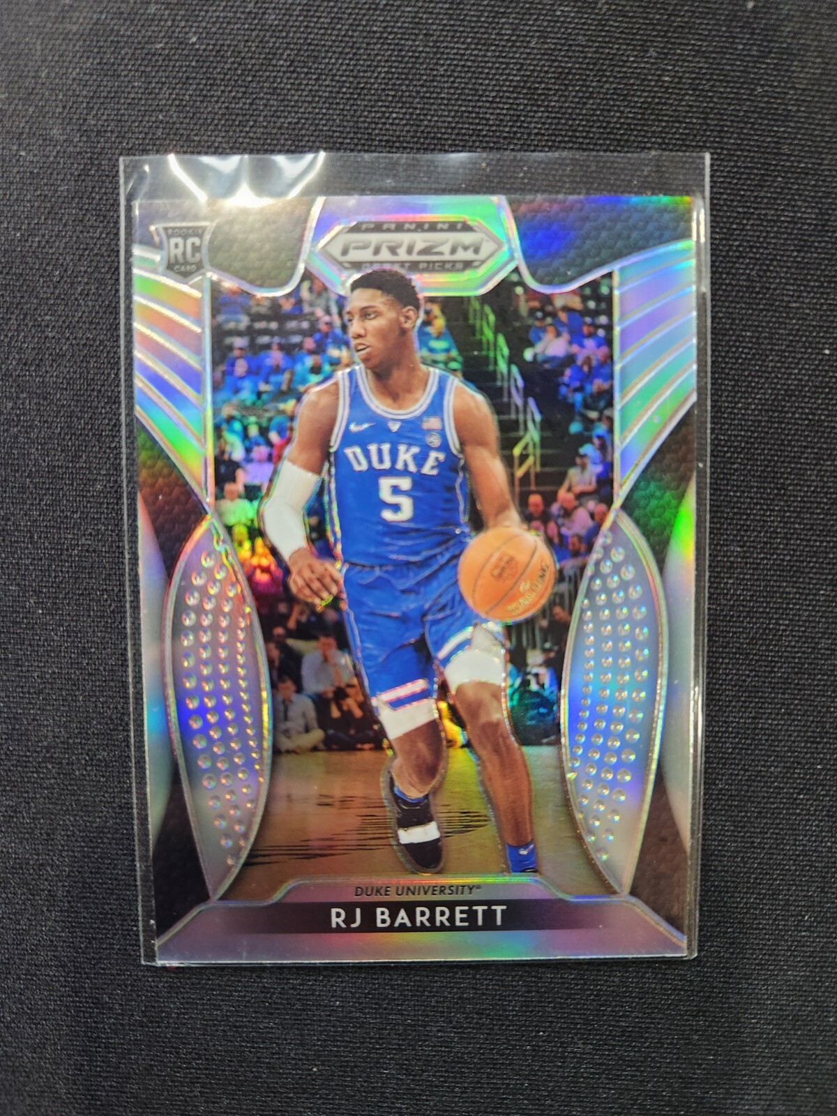 2019 Panini Prizm Draft Picks Basketball RJ Barrett RC Silver Prizm #66