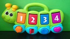 Infantino Babies Interactive Educational Caterpillar Light N Sound Pop Up Buddy