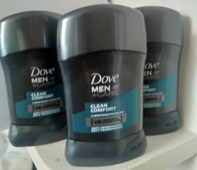 6 X Dove Men Care Clean Comfort Stick Deodorant With Moisturising Cream Ebay