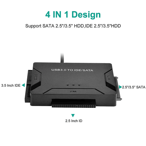 IDE SATA to USB 3.0 Adapter 2.5/3.5 Zoll HDD/SSD Festplatten CD DVD ROM - Bild 20 von 22