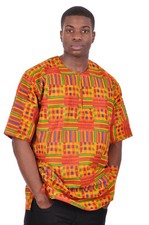 Kente African Print Dashiki Shirt DP3227M