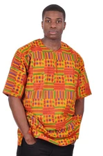 Kente African Print Dashiki Shirt DP3227M