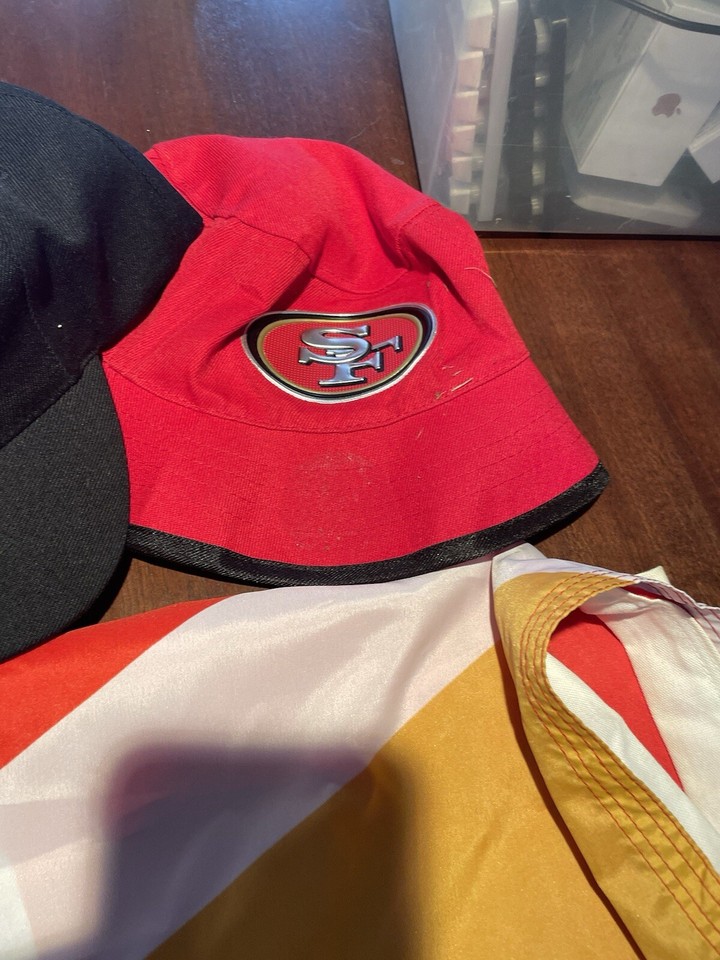 49ers Flag, Bag, Hats, Socks Decal, Soft Football eBay