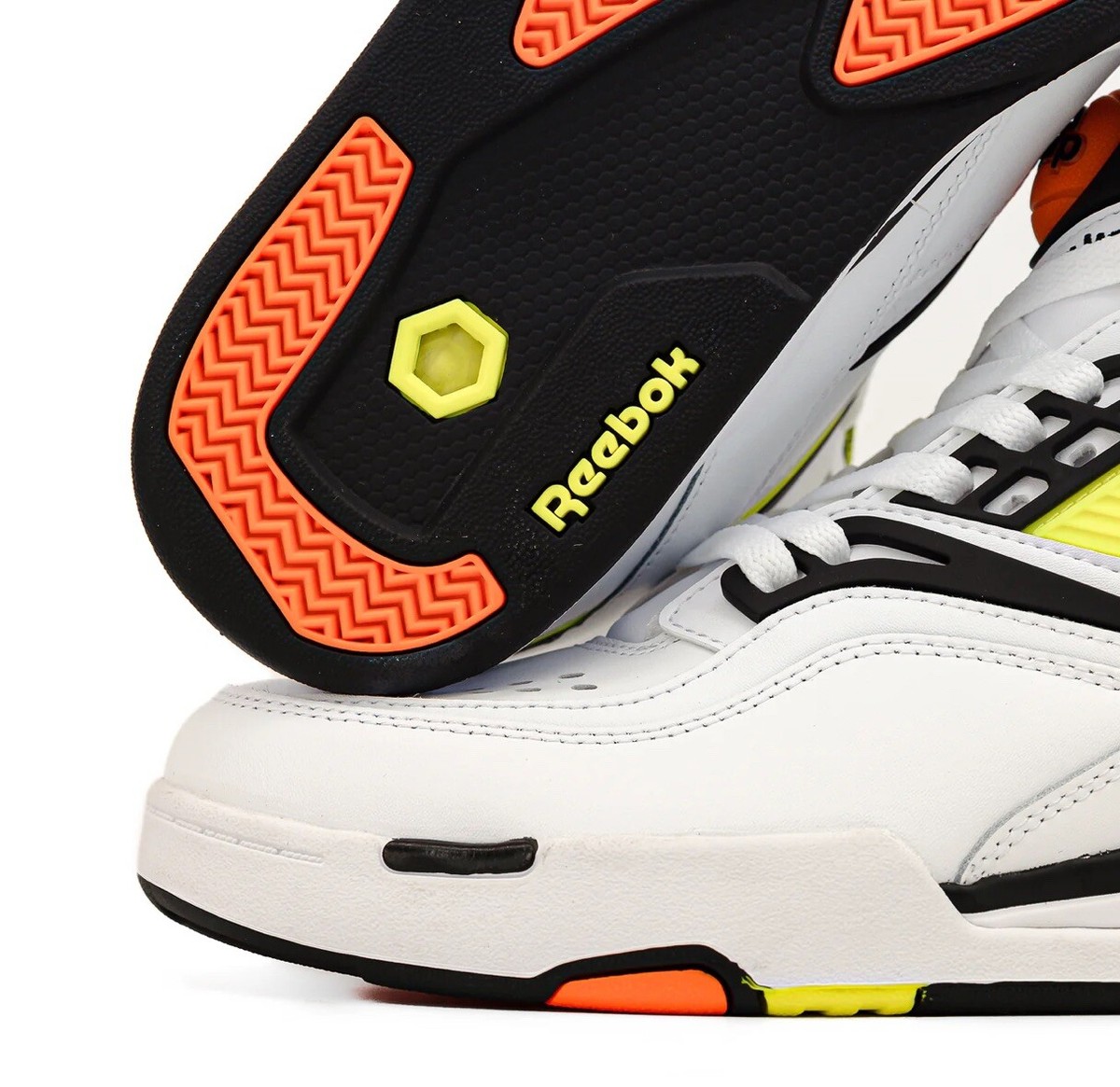 Reebok Pump TZ Twilight Zone Mens White Leather Lace Up Reebok Pump TZ Twilight Zone Mens White Leather Lace Up