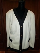 Bleyle Womans Size 18 Cream & black 20% Wool ...