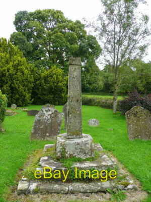 Photo 6x4 Cross at St. James' church Llangua The base is much older than c2008