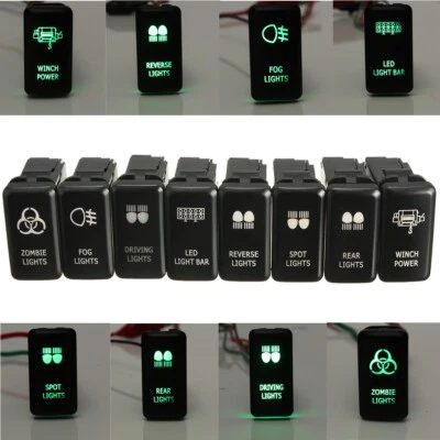 Wippschalter LED Beleuchtet Schalter für Toyota Cruiser Prado Hilux Landcruiser - Bild 1 von 4