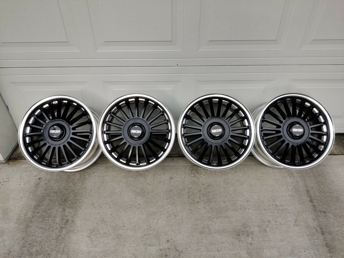 1988 Riken VTX 16x8 5x120 X4 Wheels | 79.5mm Hub Bore | Aluminum