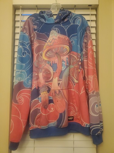 FRESHHOODS PSYCHEDELIC SHROOM HOODIE GR XL
