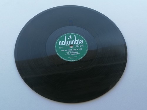 FRANKIE LYMON & THE TEENAGERS UK 1958 COLUMBIA 78 WHY DO FOOLS FALL IN LOVE - Picture 4 of 6