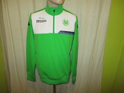 VfL Wolfsburg Original Kappa Freizeit- Training Zipper/Jacke 2015/16 Gr.M TOP
