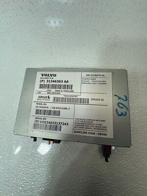 11-14 VOLVO XC60 S60 RADIO SATELLITE RECEIVER TUNER MODULE OEM 31346363