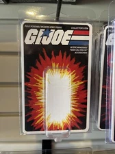 💥 GiJoe 💥 Display Case With Universal Card Back Insert Classic MOC style