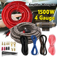 Car Audio 4 Gauge Cable Amp Amplifier Install Kit RCA Subwoofer Sub Wiring Set