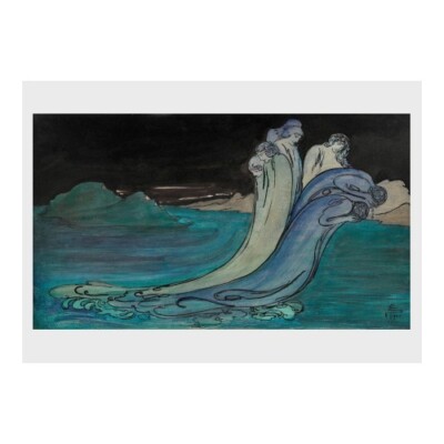 Pamela Colman Smith - ''The Wave'': Poster (16.5'' x 11.7'')