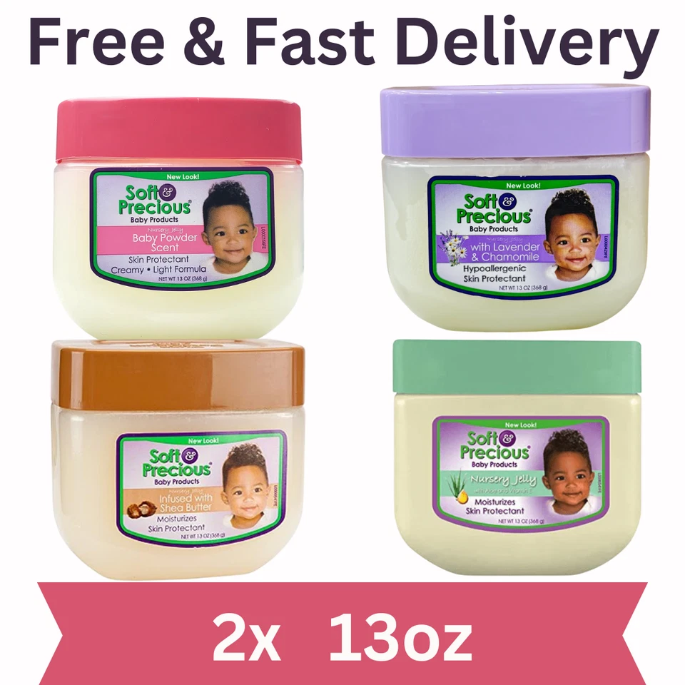 2x Soft & Precious Baby Nursery Petroleum Jelly Collection 368g *Free Delivery*