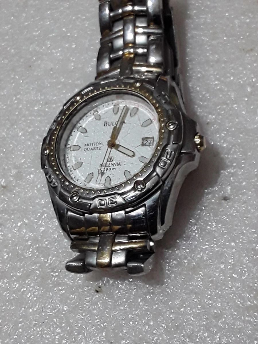Bulova Millenia Motion Quartz Gents Watch recharging battery movement