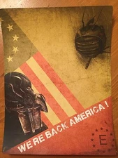 Tin Sign Vintage Fallout Enclave We're Back America