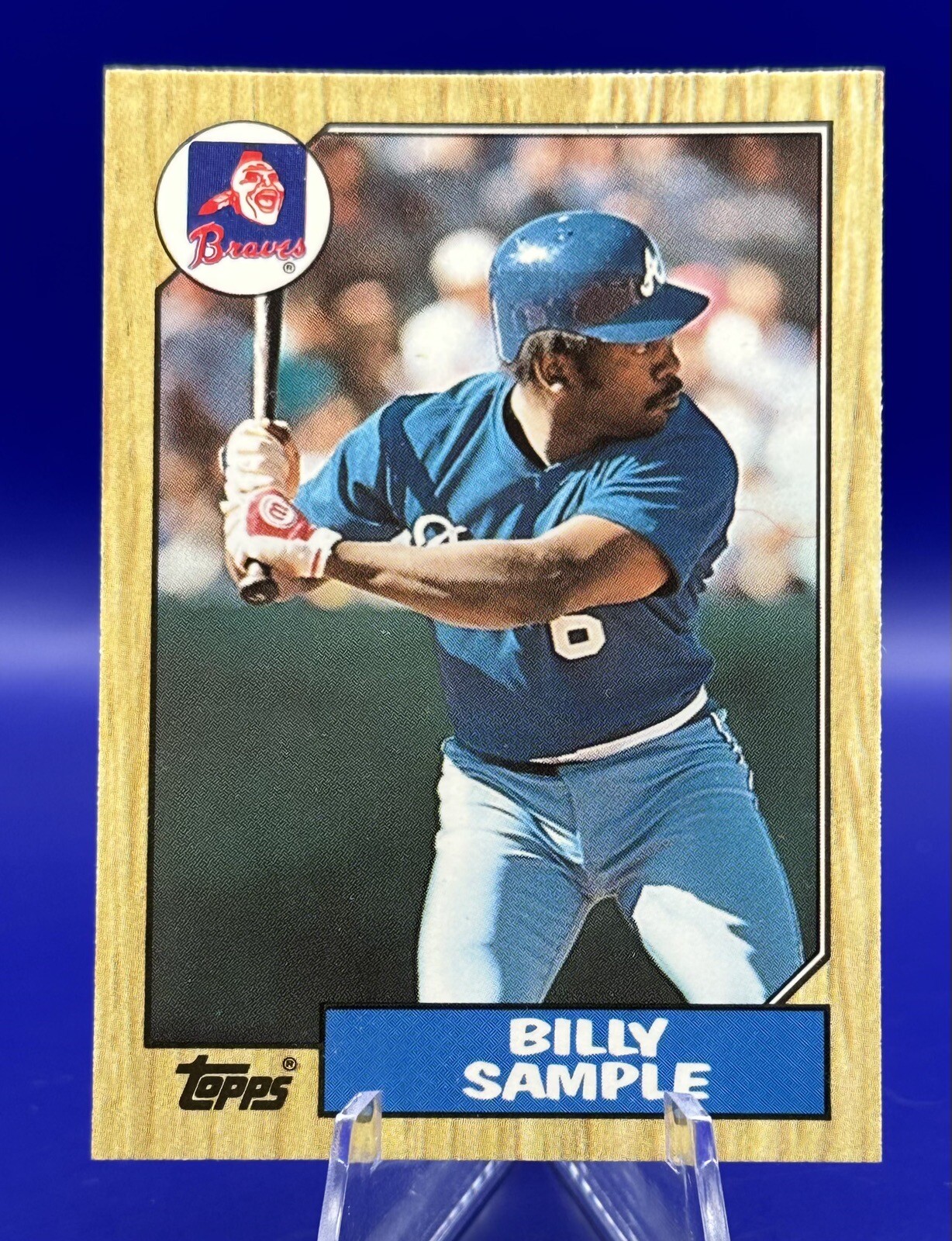 1987 Topps Tiffany BILLY SAMPLE #104 Atlanta Braves